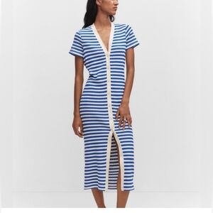 Mango | Stripe Jersey Sweater Dress